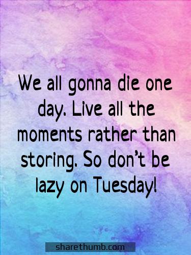 positive quotes about tuesday